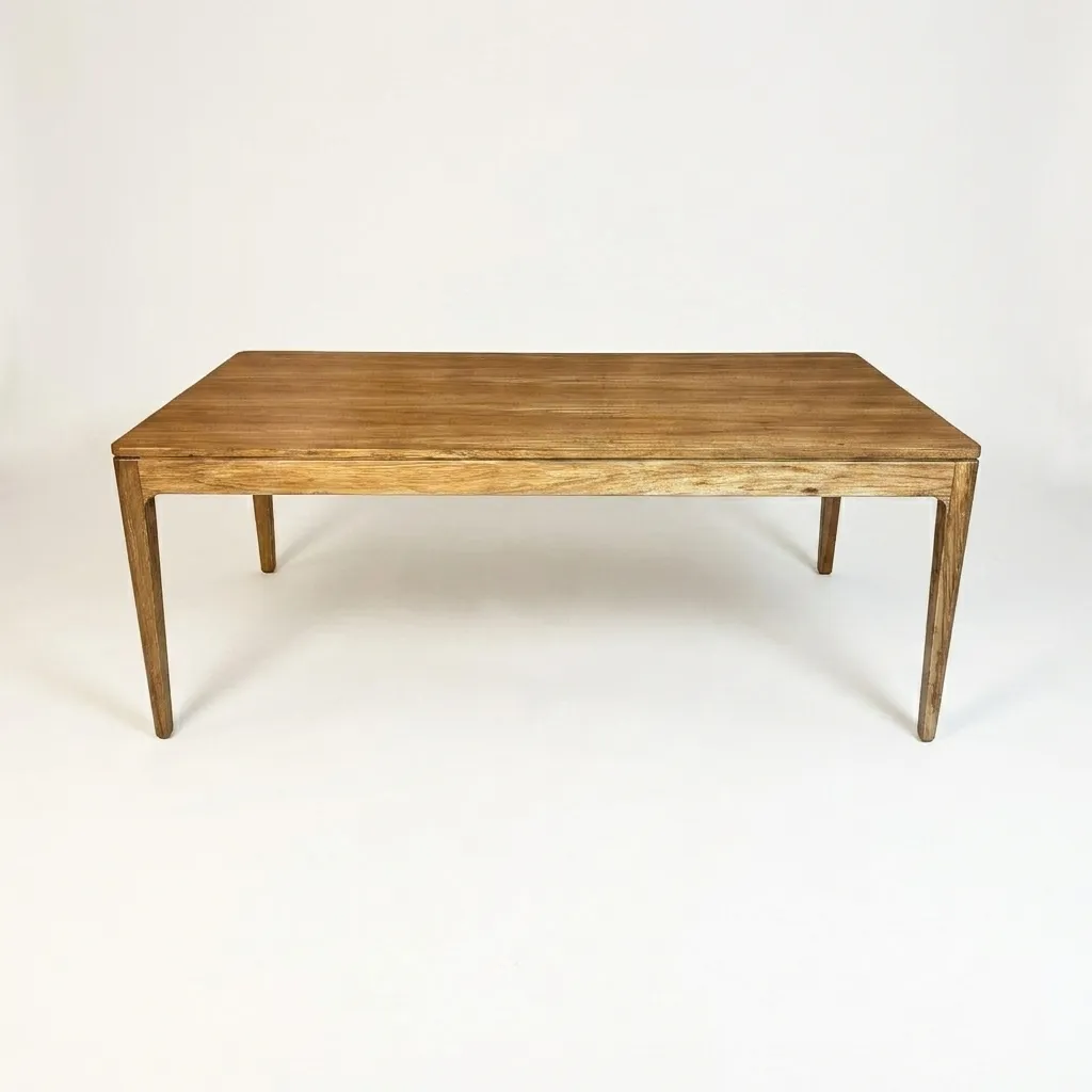 Mesa 4 patas vértices curvos (90x180)